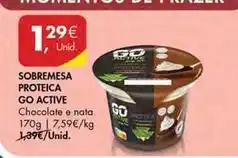 Pingo Doce Sobremesa proteica go active promoção
