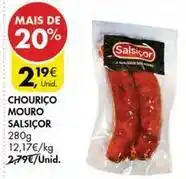 Pingo Doce Chouriço mouro promoção