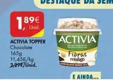 Pingo Doce Danone - activia topper promoção