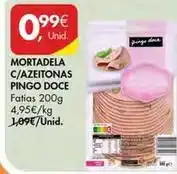 Pingo Doce Pingo doce - mortadela c/azeitonas promoção
