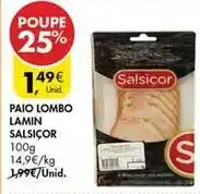 Pingo Doce Paio lombo promoção