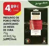 Pingo Doce Pingo doce - presunto de porco preto alentejano promoção