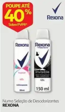 Auchan Numa Seleção de Desodorantes Rexona promoção