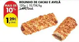 Pingo Doce Rolinho de cacau e avela promoção