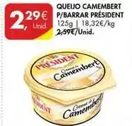 Pingo Doce Président - queijo camembert p/ barrar promoção