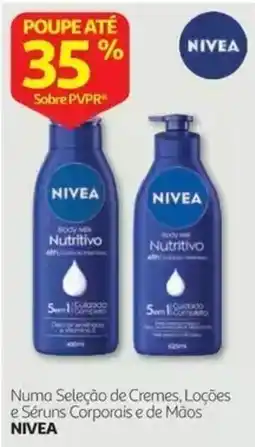 Auchan Nivea body milk nutritivo promoção