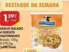 Pingo Doce Valformoso - queijo ralado 4 queijos promoção