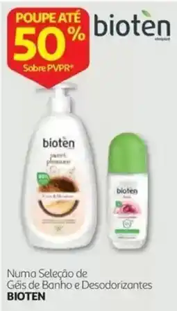 Auchan Géis de Banho e Desodorantes bioten promoção