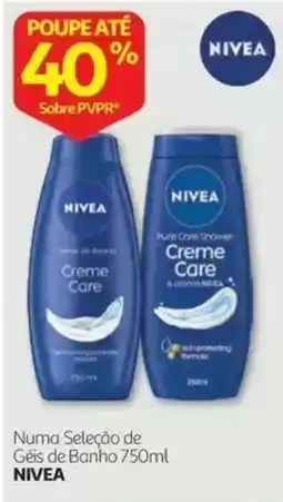 Auchan Géis de Banho 750ml NIVEA promoção