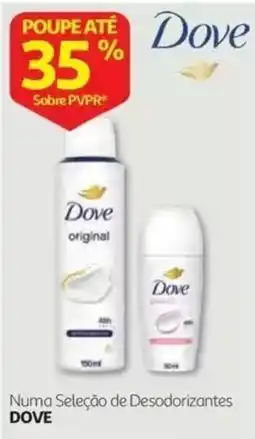 Auchan Dove numa seleção de desodorantes promoção