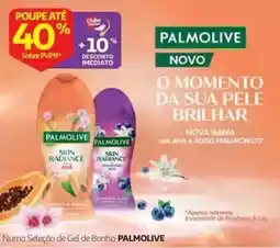 Auchan Gel de banho palmolive skin radiance promoção