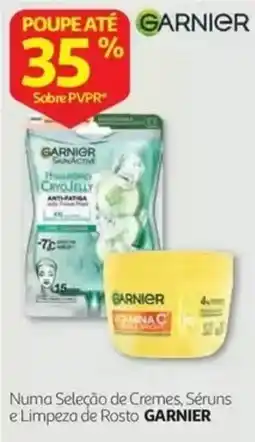 Auchan Garnier creme de rosto promoção
