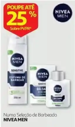 Auchan Nivea men espuma de barbear promoção