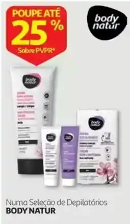 Auchan Numa Seleção de Depilatórios Body Natur promoção