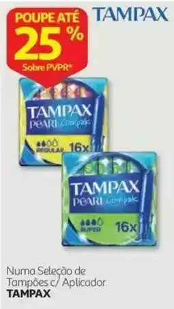 Auchan Tampax tampões c/ aplicador promoção