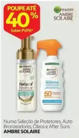 Auchan Garnier Ambre Solaire Natural Bronzer promoção