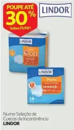 Auchan Cuecas de incontinência lindor promoção