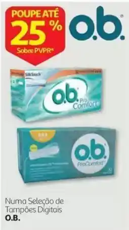 Auchan Tampões Digitais O.B. promoção