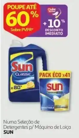 Auchan Detergentes p/ Máquina de Loiça Sun promoção