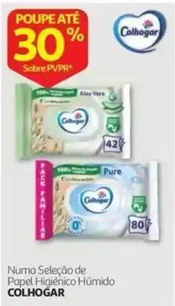 Auchan Papel Higiênico Húmido Colhogar promoção