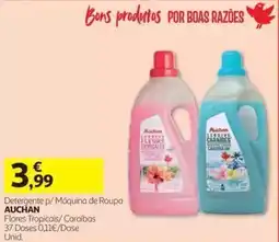 Auchan Detergente p/ Máquina de Roupa Auchan Flores Tropicais/ Caraíbas promoção