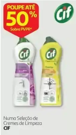 Auchan Cremes de limpeza Cif promoção