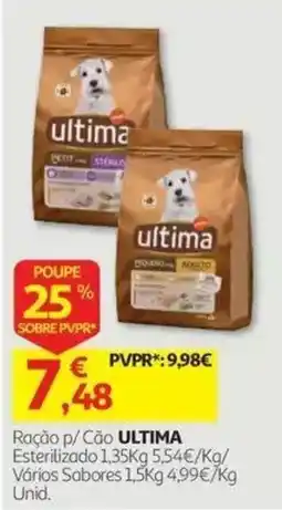 Auchan Ração p/ Cão ultima promoção