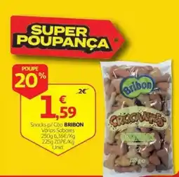 Auchan Snacks p/ Cão bribon promoção