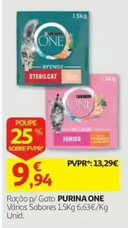 Auchan Ração p/ Gato PURINA ONE promoção