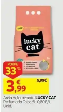 Auchan Areia Aglomerante Lucky Cat promoção