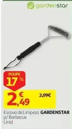 Auchan escova de limpeza gardenstar promoção