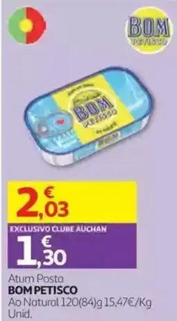 Auchan atum posta bom petisco promoção