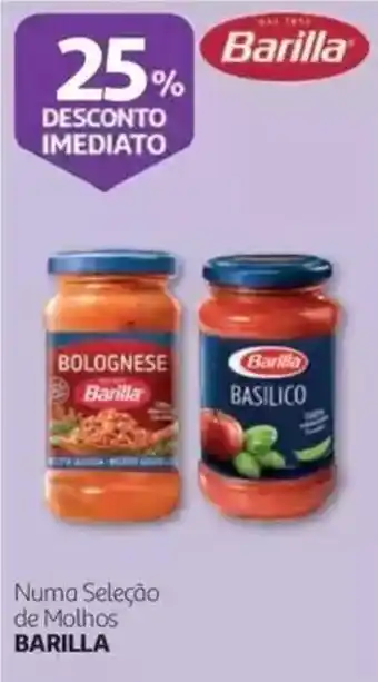 Auchan Numa Seleção de Molhos Barilla promoção
