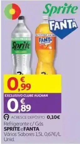 Auchan Sprite e Fanta promoção