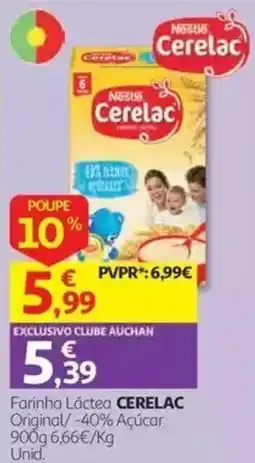 Auchan Farinha Láctea CERELAC promoção