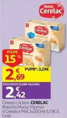 Auchan Cereais Lácteos CERELAC promoção
