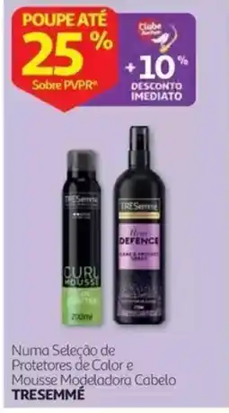 Auchan Mousse Modeladora Cabelo Tresemme promoção