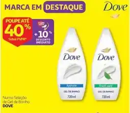 Auchan Dove gel de banho promoção