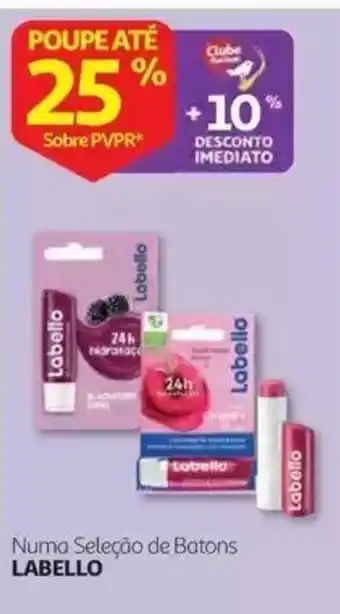 Auchan numa seleção de batons labello promoção