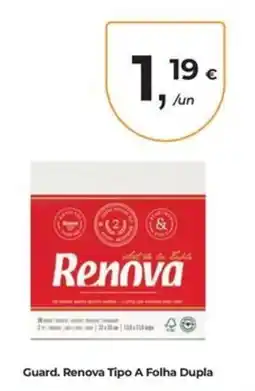 Aqui é fresco Guard. Renova Tipo A Folha Dupla promoção