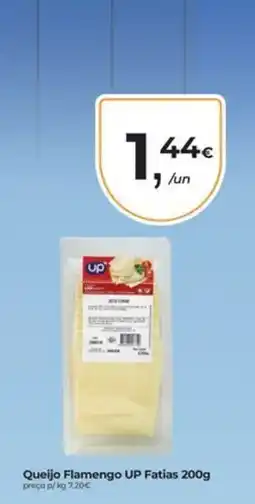 Aqui é fresco Queijo Flamengo UP Fatias promoção