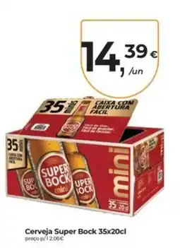 Aqui é fresco Cerveja Super Bock mini promoção
