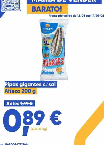 Pipas gigantes c/sal Alteza