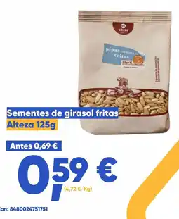 Casa Cheia Sementes de girasol fritas Alteza promoção