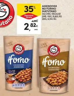 Continente Amendoim no forno matutano promoção