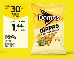 Continente Snacks Doritos Dippas promoção