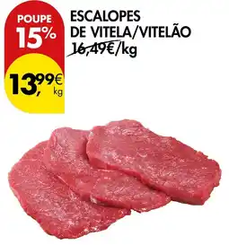 Pingo Doce Escalopes de vitela/vitelão promoção