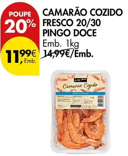Pingo Doce Camarão cozido pingo doce promoção