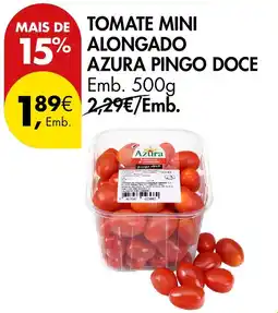 Pingo Doce tomate mini alongado azura promoção