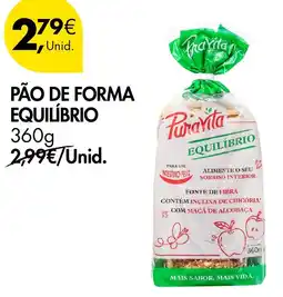 Pingo Doce Pão de forma equilíbrio puravita promoção
